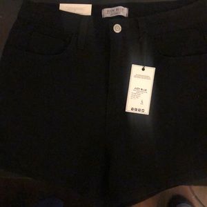 Size Large Judy Blue Black high waisted shorts